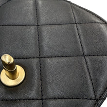 Load image into Gallery viewer, CHANEL Matelasse Chain Shoulder Bag BlackAS2484 Lambskin
