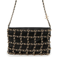 Load image into Gallery viewer, CHANEL Chain Shoulder Bag BlackAS1622 Lambskin
