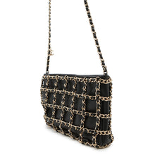 Load image into Gallery viewer, CHANEL Chain Shoulder Bag BlackAS1622 Lambskin
