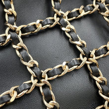 Load image into Gallery viewer, CHANEL Chain Shoulder Bag BlackAS1622 Lambskin
