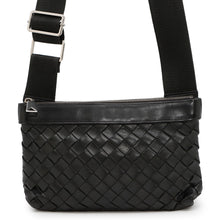 Load image into Gallery viewer, Bottega Veneta INTRECCIATO Duo Shoulder Bag Black651938 Leather
