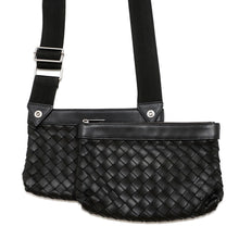 Load image into Gallery viewer, Bottega Veneta INTRECCIATO Duo Shoulder Bag Black651938 Leather
