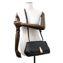 将图像加载到图库查看器中，Bottega Veneta Angle Palmellato Shoulder Bag Black576143 Leather
