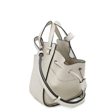 Load image into Gallery viewer, LOEWE Hammock Drawstring Shoulder Bag White314.30.V07 Leather Size Mini
