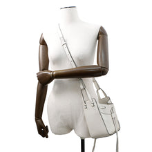Load image into Gallery viewer, LOEWE Hammock Drawstring Shoulder Bag White314.30.V07 Leather Size Mini
