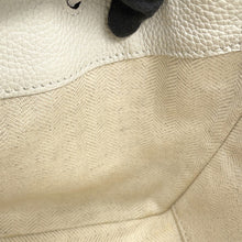 Load image into Gallery viewer, LOEWE Hammock Drawstring Shoulder Bag White314.30.V07 Leather Size Mini
