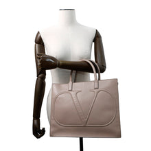 Load image into Gallery viewer, Valentino Garavani V Logo Walk 2-Way Tote Bag Jasmin Flower1W9B0H22YPP Leather
