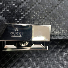 将图像加载到图库查看器中，GUCCI ★Diamante business bag Black201849 Leather
