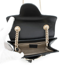 将图像加载到图库查看器中，GUCCI MicroGuccissima Horsebit ChainShoulder Bag Black449636 Leather
