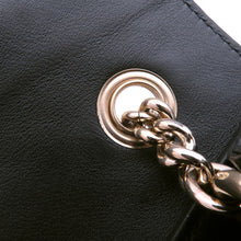 将图像加载到图库查看器中，GUCCI MicroGuccissima Horsebit ChainShoulder Bag Black449636 Leather
