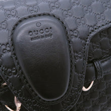将图像加载到图库查看器中，GUCCI MicroGuccissima Horsebit ChainShoulder Bag Black449636 Leather
