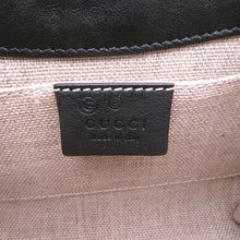 将图像加载到图库查看器中，GUCCI MicroGuccissima Horsebit ChainShoulder Bag Black449636 Leather
