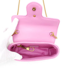 Load image into Gallery viewer, GUCCI GG Super Mini ChainShoulder Bag Pink/Yellow783141 Canvas
