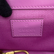 Load image into Gallery viewer, GUCCI GG Super Mini ChainShoulder Bag Pink/Yellow783141 Canvas
