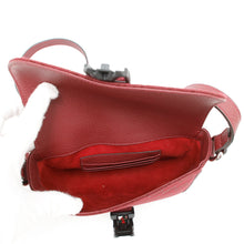 将图像加载到图库查看器中，GUCCI GG Canvas Shoulder Bag Rosso Ancora802100 Canvas Leather
