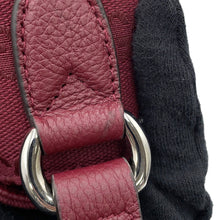 将图像加载到图库查看器中，GUCCI GG Canvas Shoulder Bag Rosso Ancora802100 Canvas Leather
