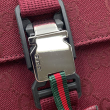 将图像加载到图库查看器中，GUCCI GG Canvas Shoulder Bag Rosso Ancora802100 Canvas Leather
