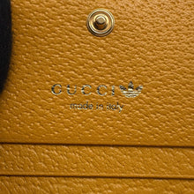 将图像加载到图库查看器中，GUCCI Horsebit Shoulder Wallet Adidas Collaboration Yellow/Black702248 Leather
