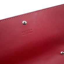 将图像加载到图库查看器中，GOYARD Varenne Shoulder Wallet Red PVC/Leather
