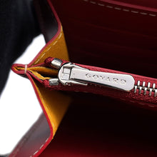 将图像加载到图库查看器中，GOYARD Varenne Shoulder Wallet Red PVC/Leather

