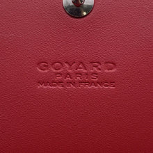 将图像加载到图库查看器中，GOYARD Varenne Shoulder Wallet Red PVC/Leather
