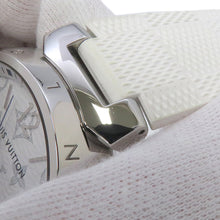 Load image into Gallery viewer, LOUIS VUITTON Tambour W41.5mm Stainless Steel Rubber White DialQA114Z

