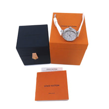 Load image into Gallery viewer, LOUIS VUITTON Tambour W41.5mm Stainless Steel Rubber White DialQA114Z
