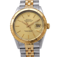 Load image into Gallery viewer, ROLEX Datejust Thunderbird W36mm Stainless Steel K18YG Champagne Gold Dial16253
