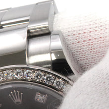 将图像加载到图库查看器中，ROLEX Datejust W28mm Stainless Steel K18WG Gray Dial279384RBR

