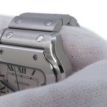 将图像加载到图库查看器中，CARTIER Santos de Cartier MM W35.1mm Stainless Steel Silver DialWSSA0029
