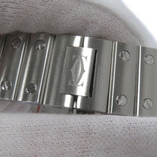 将图像加载到图库查看器中，CARTIER Santos de Cartier MM W35.1mm Stainless Steel Silver DialWSSA0029
