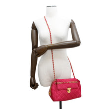 Load image into Gallery viewer, PRADA Quilted ChainShoulder Bag PinkBR4965 Nylon
