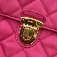 Load image into Gallery viewer, PRADA Quilted ChainShoulder Bag PinkBR4965 Nylon
