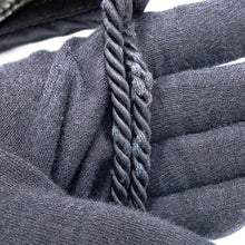 将图像加载到图库查看器中，PRADA Logo Tassel Shoulder Bag Black Nylon
