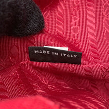 Load image into Gallery viewer, PRADA Drawstring bucket bag Red1BH115 Canvas Raffia
