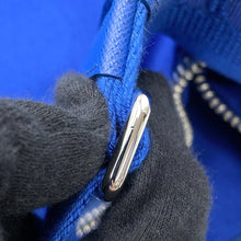 Load image into Gallery viewer, PRADA Triangle Messenger Bag Blue2VY007 Canvas
