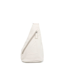 Load image into Gallery viewer, PRADA Triangle Logo Crossbody Bag White2VZ098 Leather
