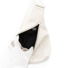 Load image into Gallery viewer, PRADA Triangle Logo Crossbody Bag White2VZ098 Leather

