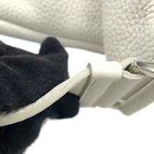 Load image into Gallery viewer, PRADA Triangle Logo Crossbody Bag White2VZ098 Leather
