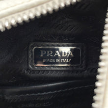 Load image into Gallery viewer, PRADA Triangle Logo Crossbody Bag White2VZ098 Leather
