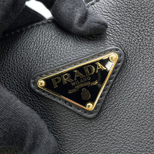 将图像加载到图库查看器中，PRADA Shopping tote Black1BG539 Leather
