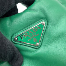 将图像加载到图库查看器中，PRADA Logo 2-Way Mini Handbag Green1BA359 Soft Nappa Leather
