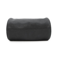 将图像加载到图库查看器中，Dior Atelier Roller Shoulder Bag Black Leather
