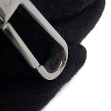 将图像加载到图库查看器中，Dior Atelier Roller Shoulder Bag Black Leather
