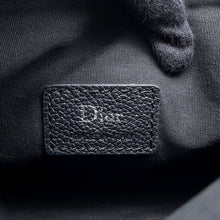 将图像加载到图库查看器中，Dior Atelier Roller Shoulder Bag Black Leather
