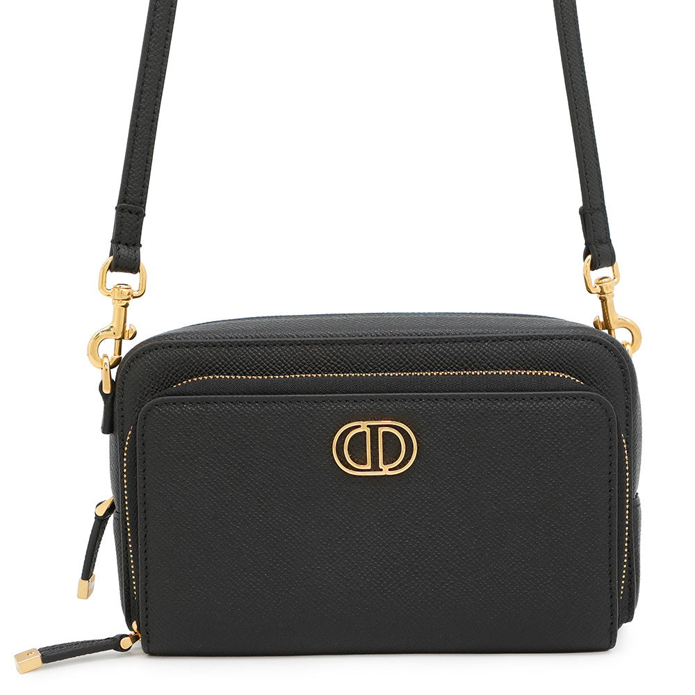 Dior Karo double pouch BlackS7431UBAE Leather
