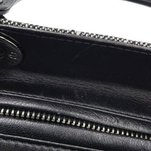 将图像加载到图库查看器中，Dior Lady Dior 2WAY Handbag Gray/Black Canvas Leather Size Medium
