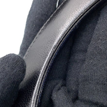 Load image into Gallery viewer, Dior Lady Dior 2WAY Handbag Gray/Black Canvas Leather Size Medium
