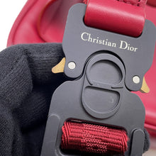 将图像加载到图库查看器中，Dior Galaxy Saddle Crossbody Bag Red Leather
