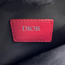 将图像加载到图库查看器中，Dior Galaxy Saddle Crossbody Bag Red Leather
